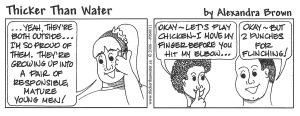 Thicker Than Water Comic Strip: A Game Of Chicken